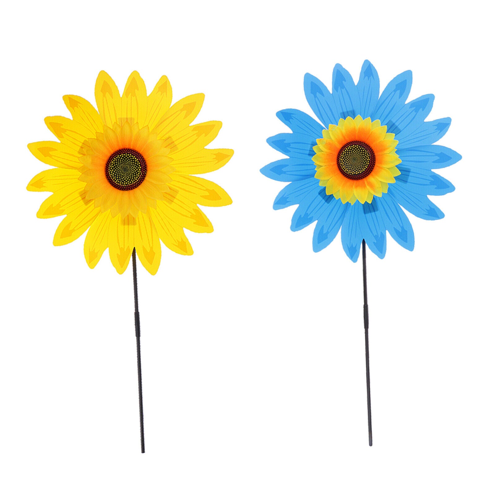 2pcs Creative Pinwheel Windmill Spinners Outside for Kids Whimsical Gifts