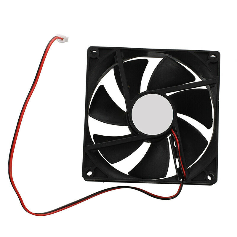 90mm x 25mm DC 12V 2Pin Cooling Fan for Computer Case CPU Cooler J8M2M2