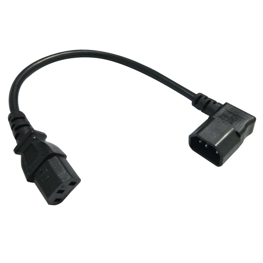 35cm 10A IEC 320 C14 to C13 AC Power Extension Cord for Computer PDU UPS