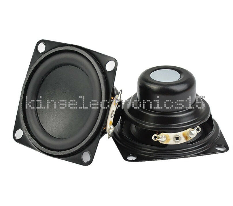 2Pcs 53MM 10W 4Ohm Audio Speaker Full Range Speakers Bass Multimedia Loudspeaker