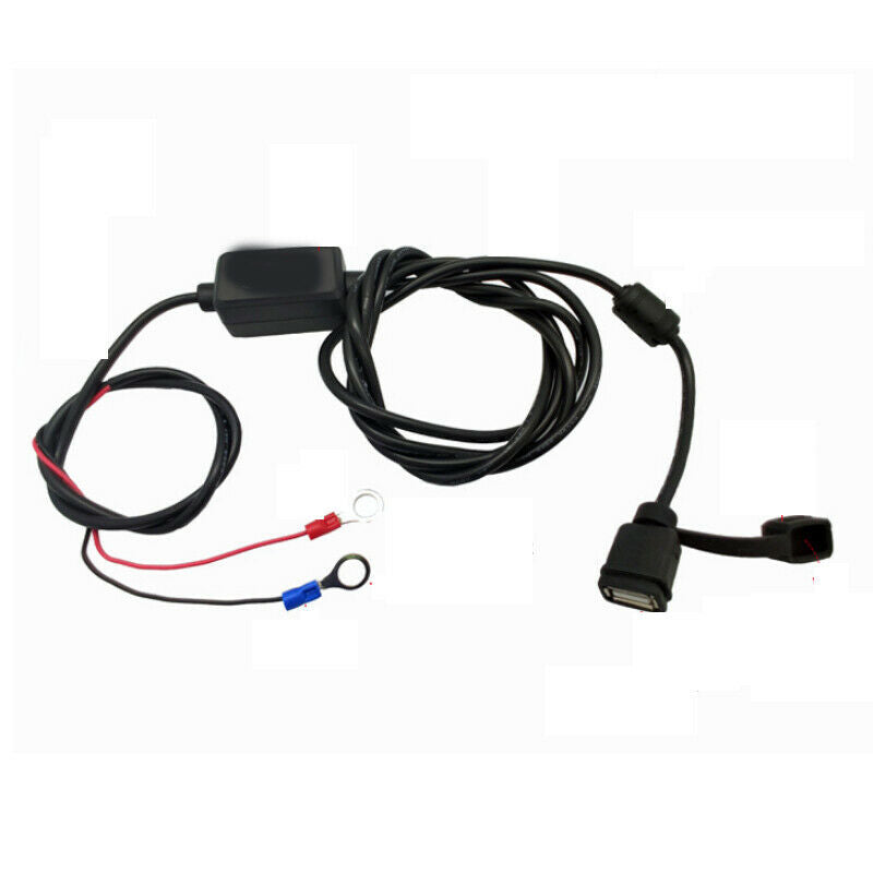 Motorcycle Single USB Waterproof Charger Phone Charging Cable Accessories 5V3.4A