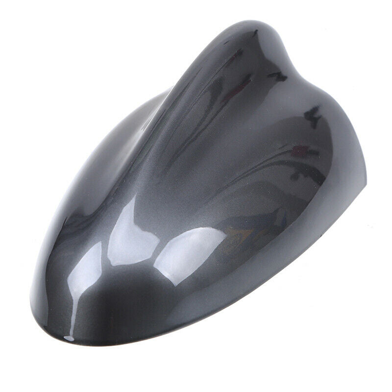 Grey Shark Fin Roof Antenna Aerial FM/AM Radio Signal Decoration Car Trim