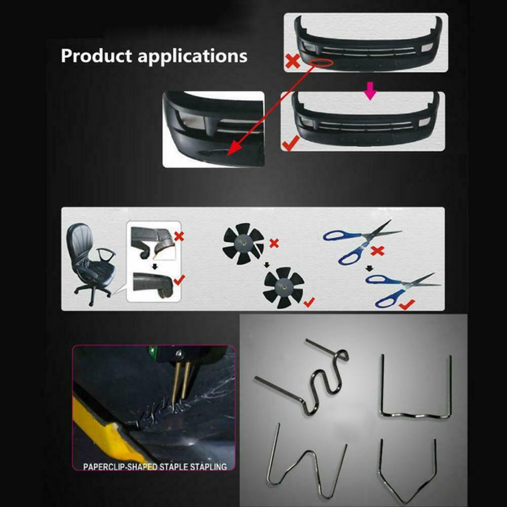 Lots 600pcs Hot Staples For Car Bumper Fender Welder Stapler Plastic Repair Suit