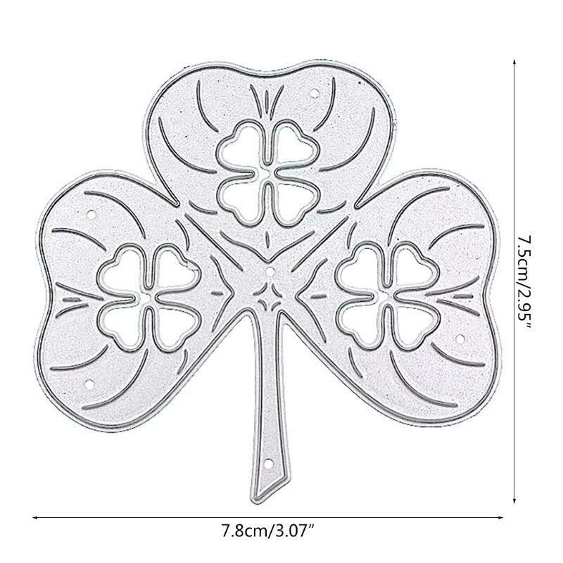 Clover Metal Cutting Dies Stencil DIY Scrapbook Album Paper Card Template Mold