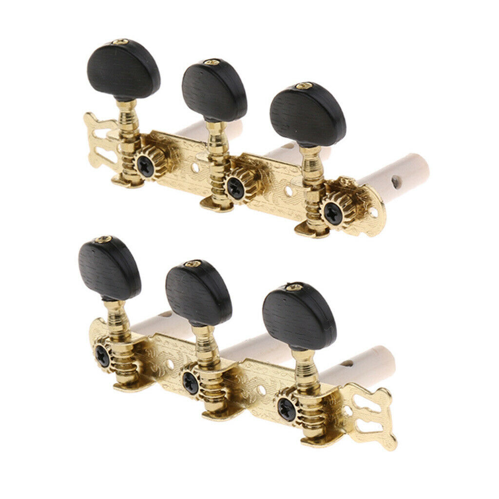 2 Pcs 3R3L Guitar Tuning Pegs Tuners Machine Heads for Guitar Musical Parts