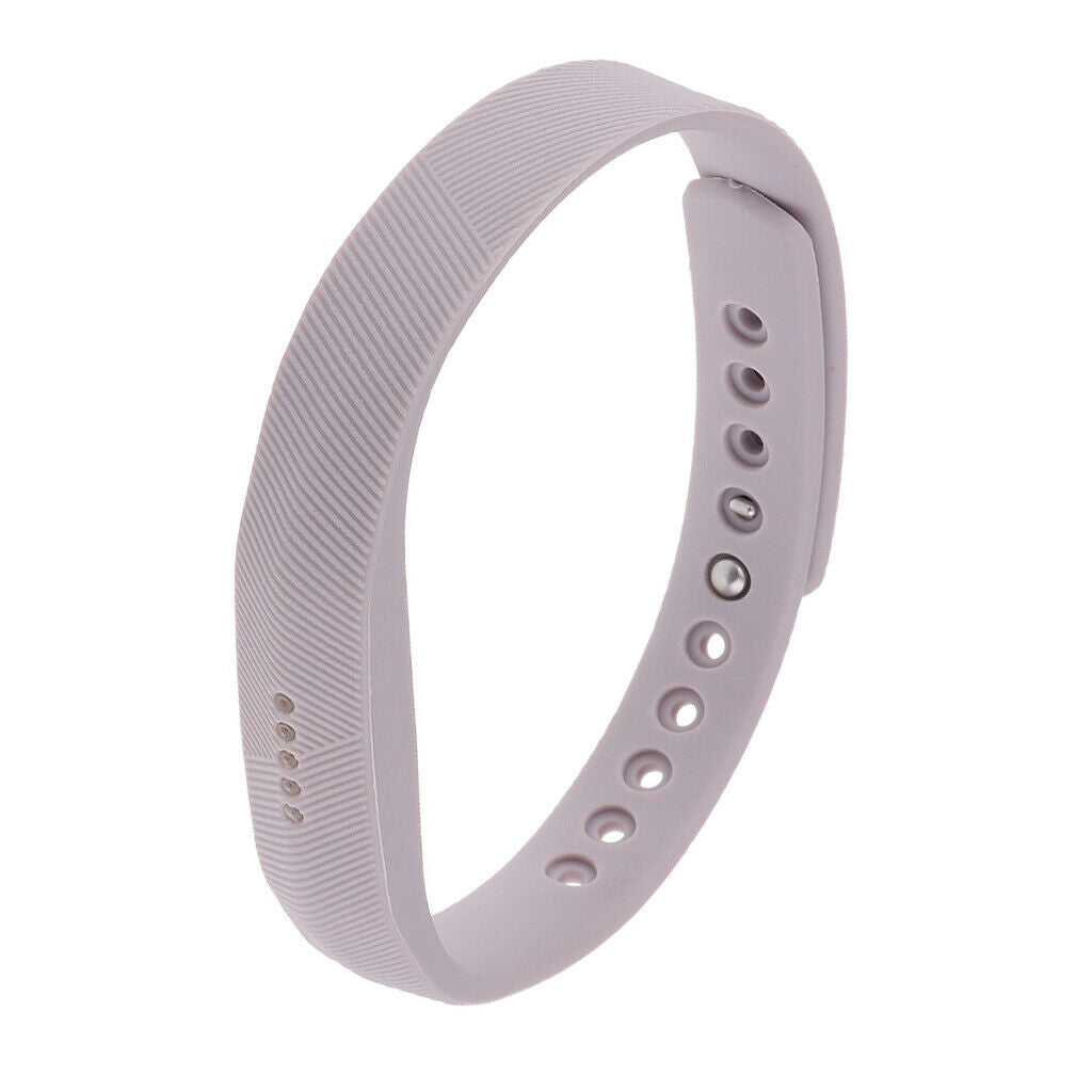 Silicone Wrist Strap Bracelet Band For  Flex 2 Activity Tracker Gray