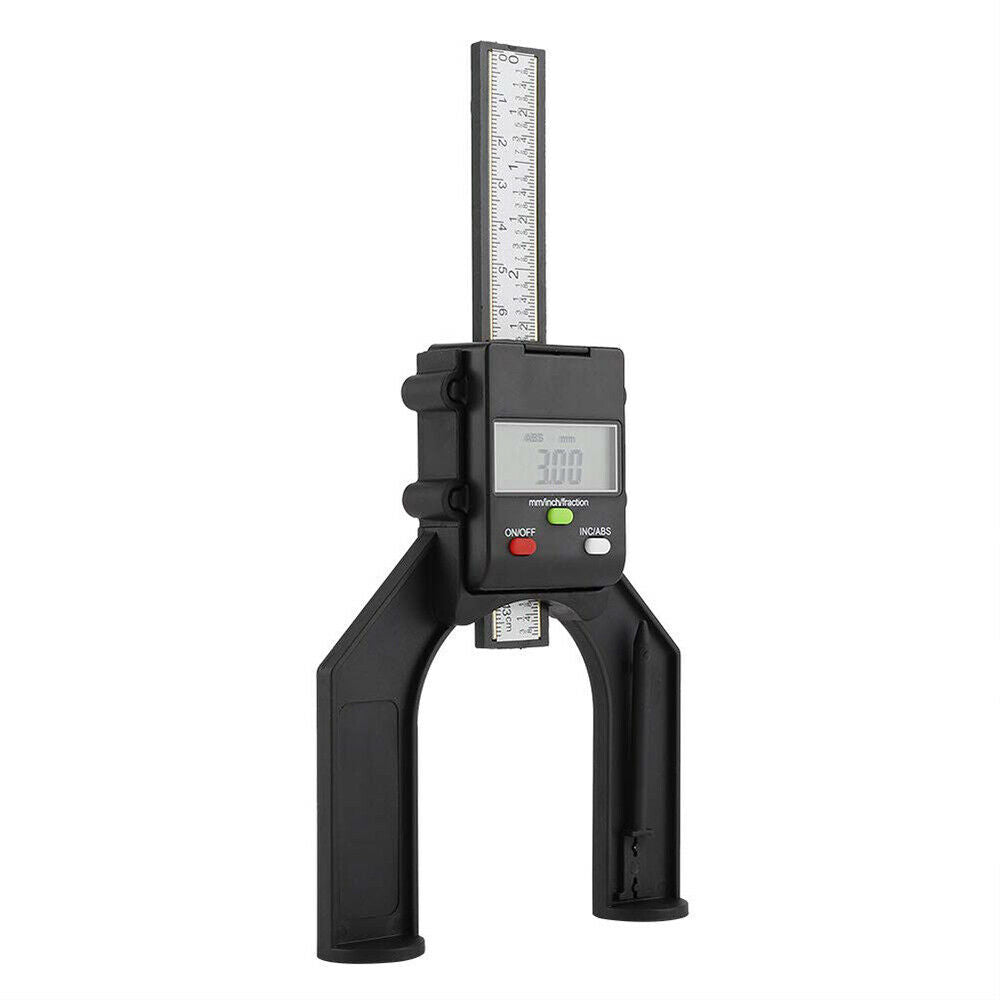 Digital Depth Gauge LCD Magnetic Self Standing Aperture Hand Router Measure Tool