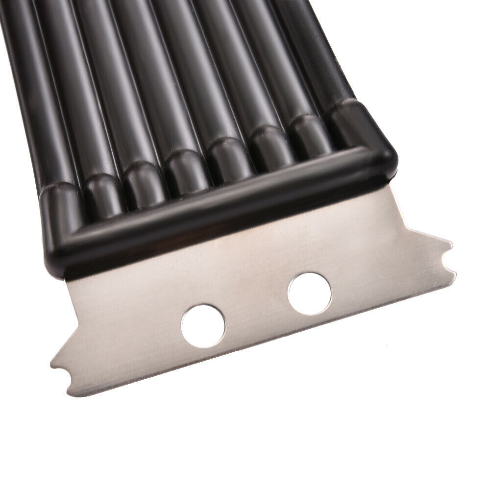Stainless Steel Wire  Brush With Scraper Filler BBQ Grill Oven Racks Clean Tools