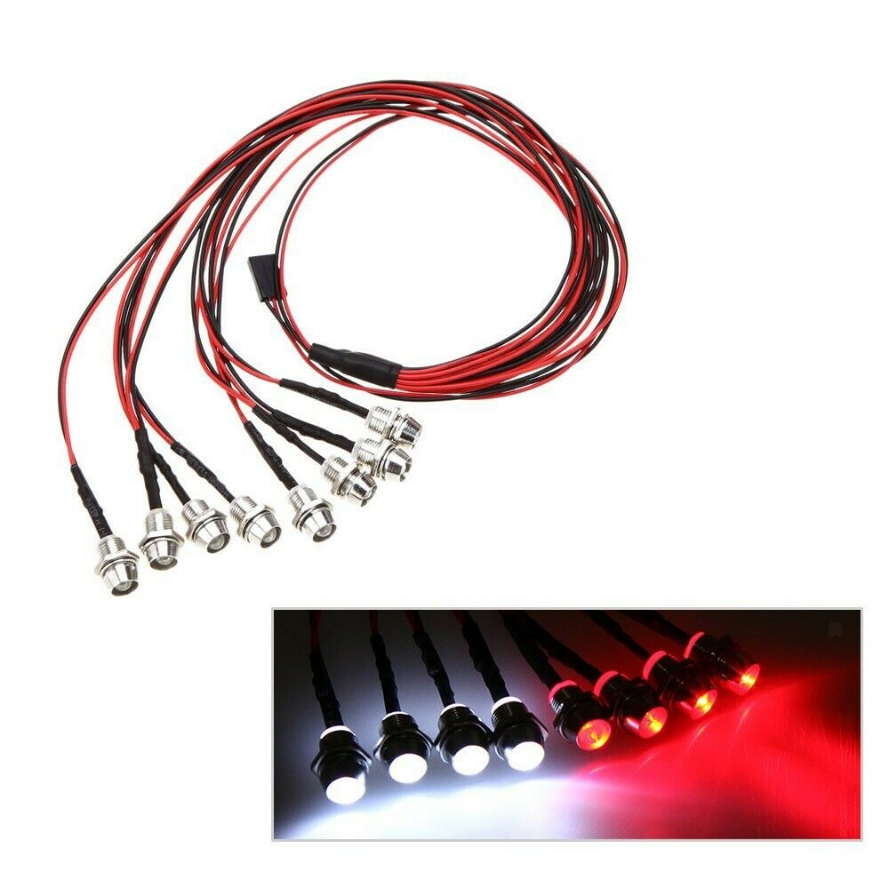 2 Sets 5mm LED Light Bulb Lamp for HSP RC Cars