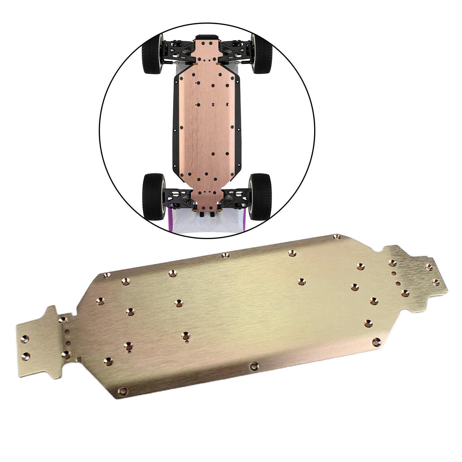 RC 124019-1823 Chassis Plate Upgrade Fit for WLtoys 124018 124019 RC Car