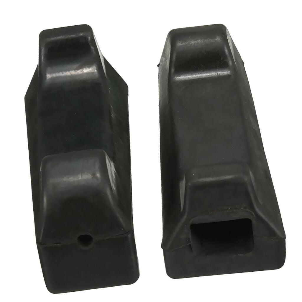 2 Piece Motorcycle Front Rubber Footrest Fits for Yamaha YBR125 All Years