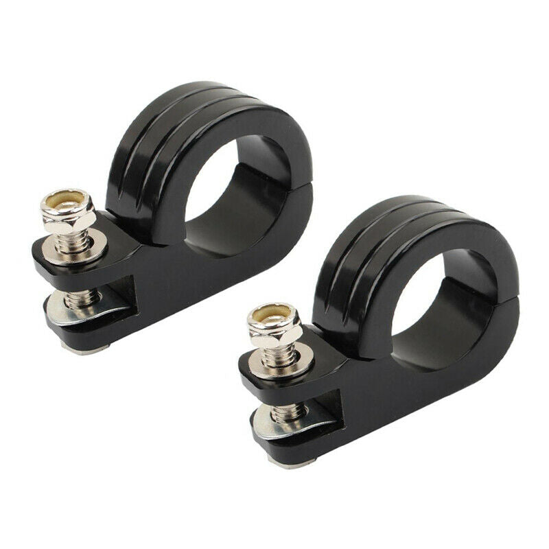 Motorcycle 1 1/4" 32mm Engine Crash Highway Bars Footpeg P-Clamp Mounting kits