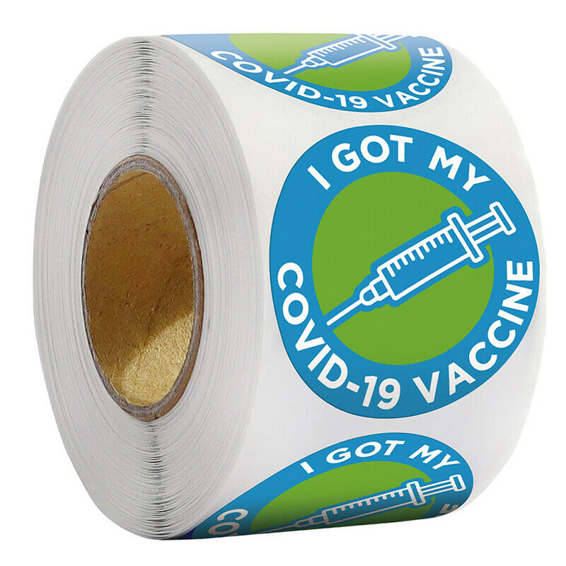 1 Roll of Sealing Stickers Decorative Vaccination Stickers Gift Label