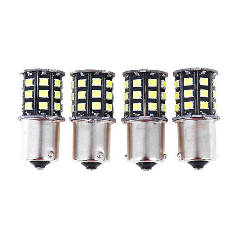 4X 1156 BA15S 2835 33-SMD White LED Bulbs Car Turn Signal Lamp Brake Light.l8