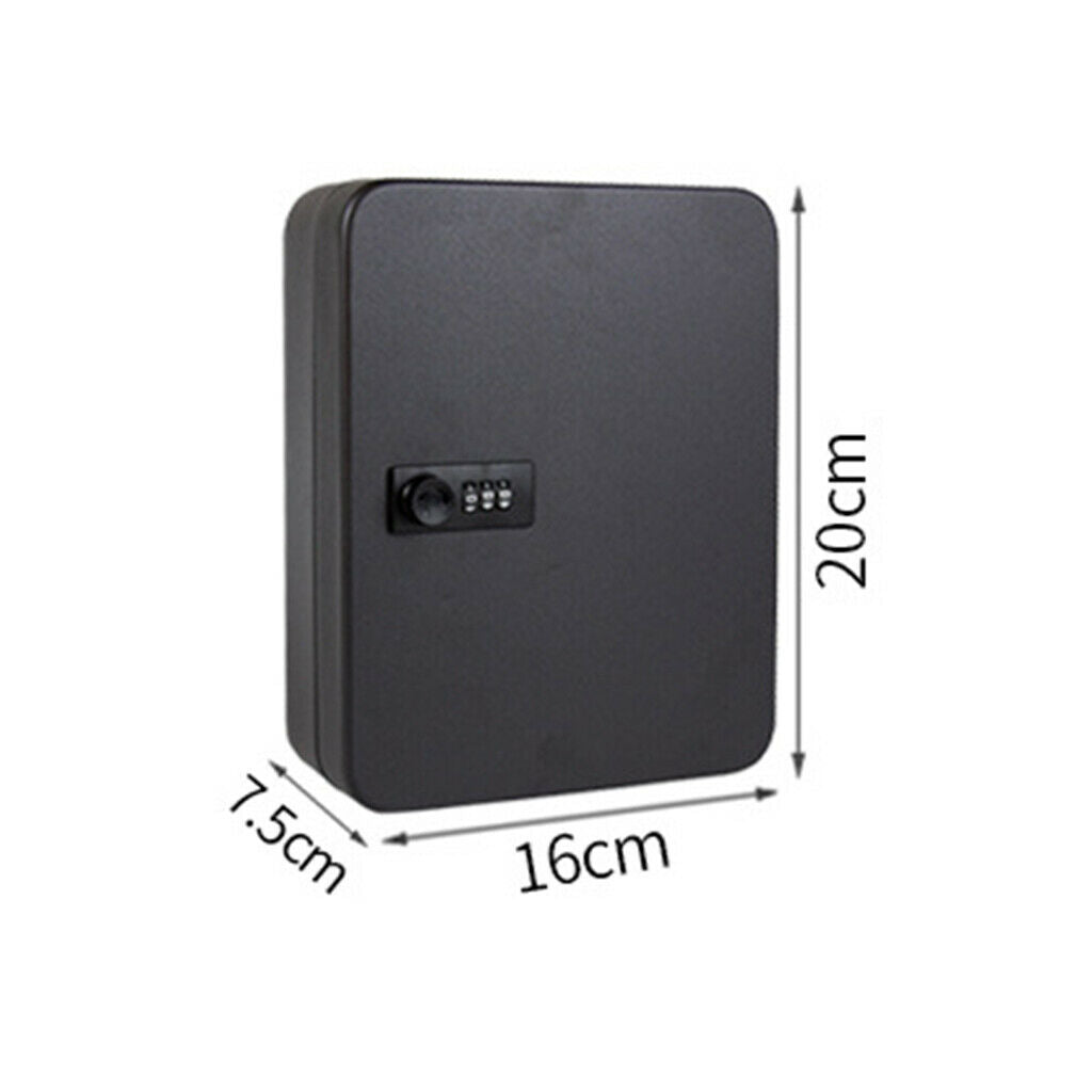 Wall Mounted Password Key Box Digital Code Lock Put 20pcs Keys Key Cabinet Key