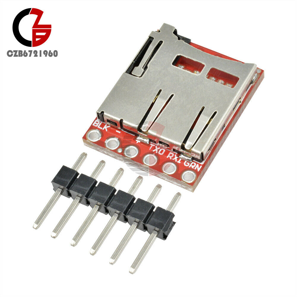 Openlog Serial Data Logger Open Source Recorder ATmega328 Support Micro SD Red
