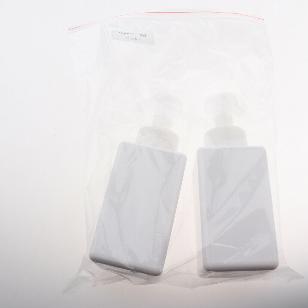 4Pcs Empty Plastic Foaming Hand Soap Dispenser Foam Pump Bottle 250+450ml