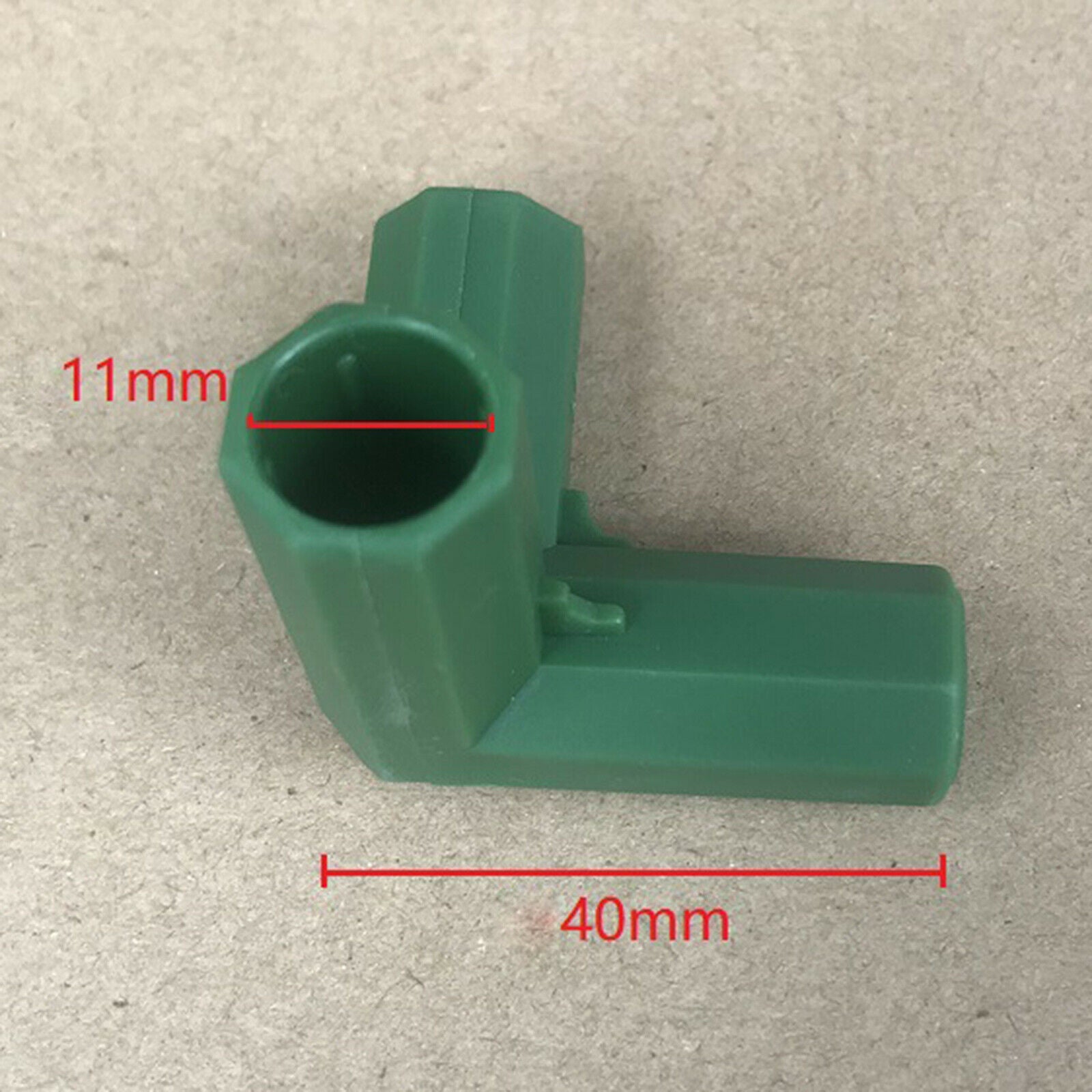 Set of 20 Durable Green Plastic Greenhouse Joints Gardening Awning Joints