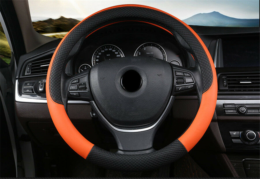 38CM Car-styling Sport  Steering Wheel Covers Anti-Slip Automotive Accessories