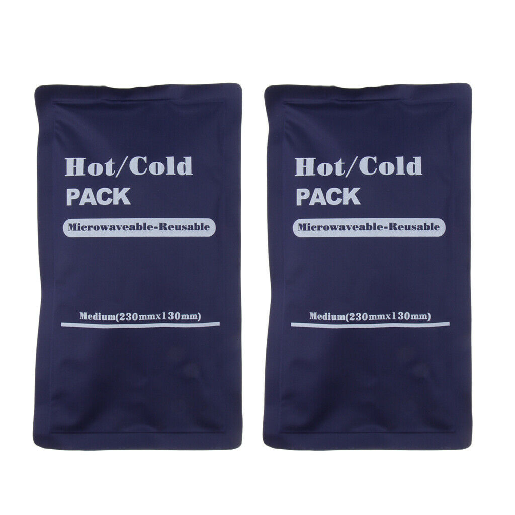 2 Pieces Gel Ice Bag Reusable Cold Pack for Knee Elbow Shoulder Aches Puffiness