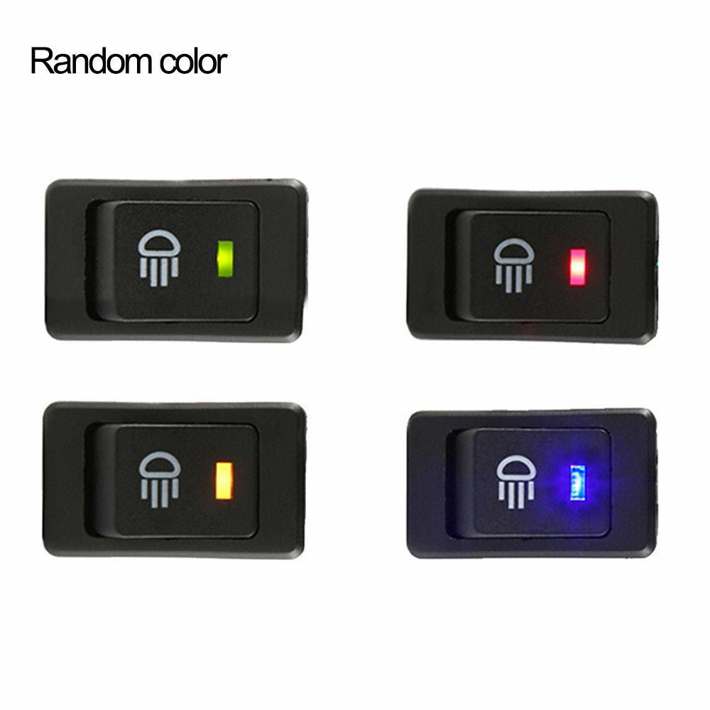 1x Car LED On/Off Indicator Rocker Toggle Switch Driving Fog Lamp Work Light Bar