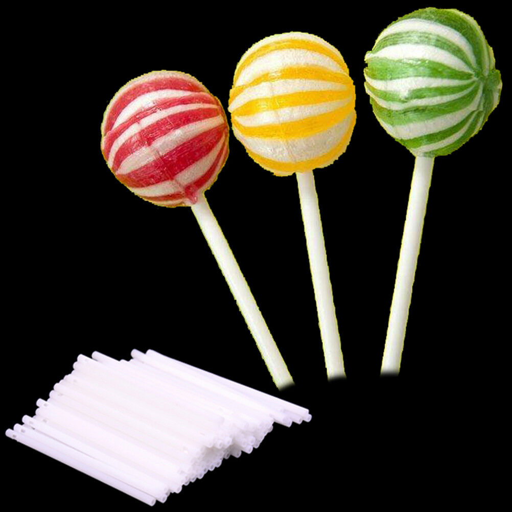 100X Lollipop Lolly Stick Party Supplies Candy Chocolate Cake Making Moul.l8