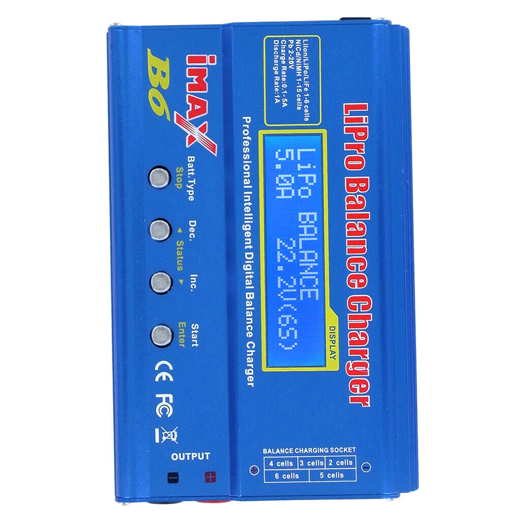 iMAX B6 Mini Lipo Balance Charger 50W DC11-18V for RC Aeromodelling Battery