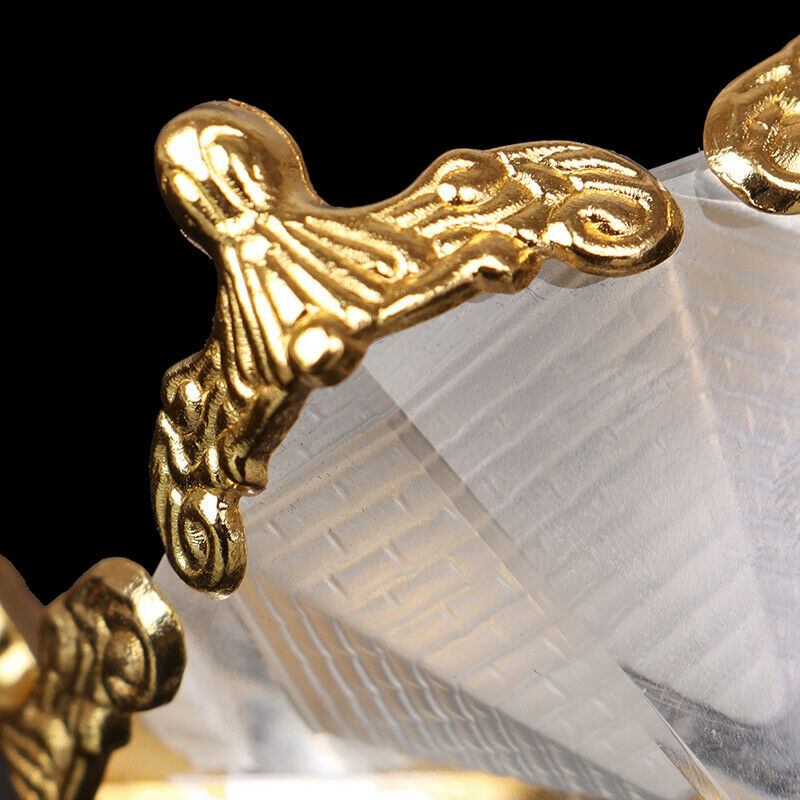 1Pc Feng Shui Egypt Egyptian Crystal Clear Pyramid Ornament Home Decorat DHJCDD