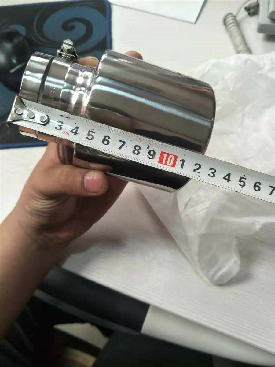 Thicken Steel Stainaless Straight Section Universal Car Exhaust Muffler Tip