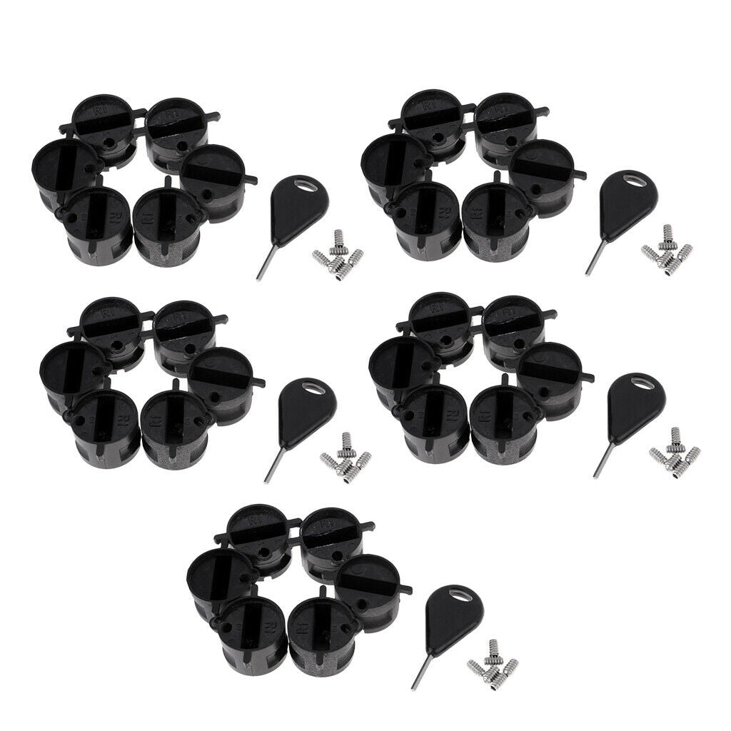30 Pieces Surf Surf Leta Hex Key & Legrope Deck Strap Screw & Clamp Screw &