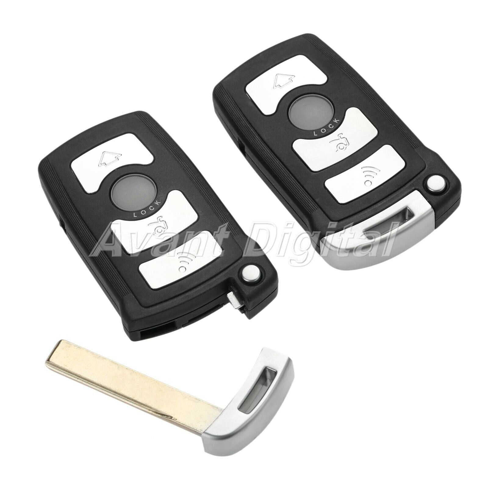 2Pcs Remote Key 4 Buttons 315MHz PCF7952 PCF7945 Chip FOR 7 SERIES 730/740