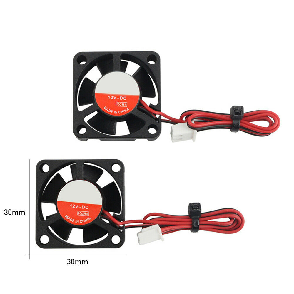 Brushless Blower Cooling Fan DC12V 30 x 30 x 10mm Sleeve Bearing Mute Turbo LIN
