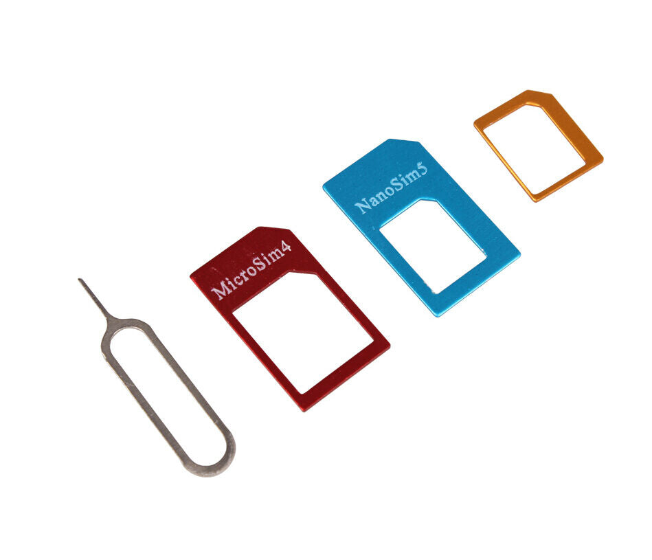 Convert Nano SIM Card to Micro/Standard Adapter For i Phone 6 5 4S 4 3-PCS sx