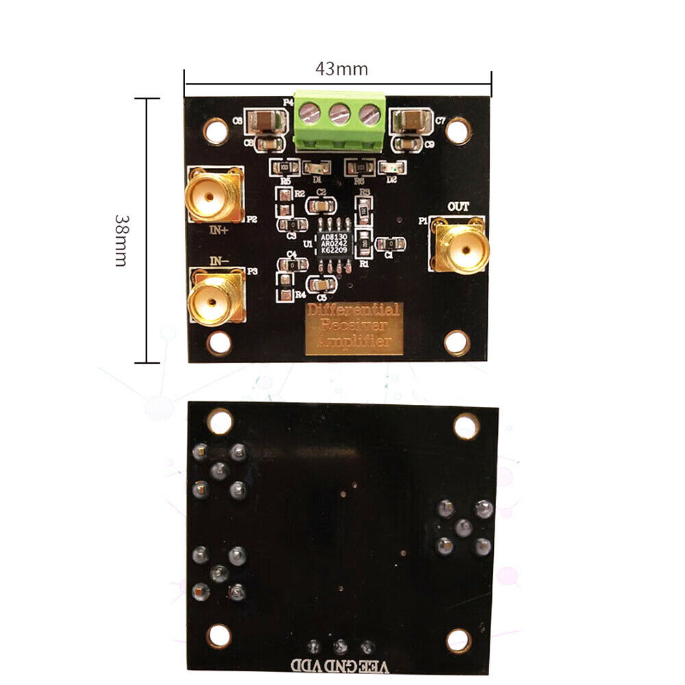 AD8130 Differential Receiving Amplifier Module Low Noise And Low Distortion
