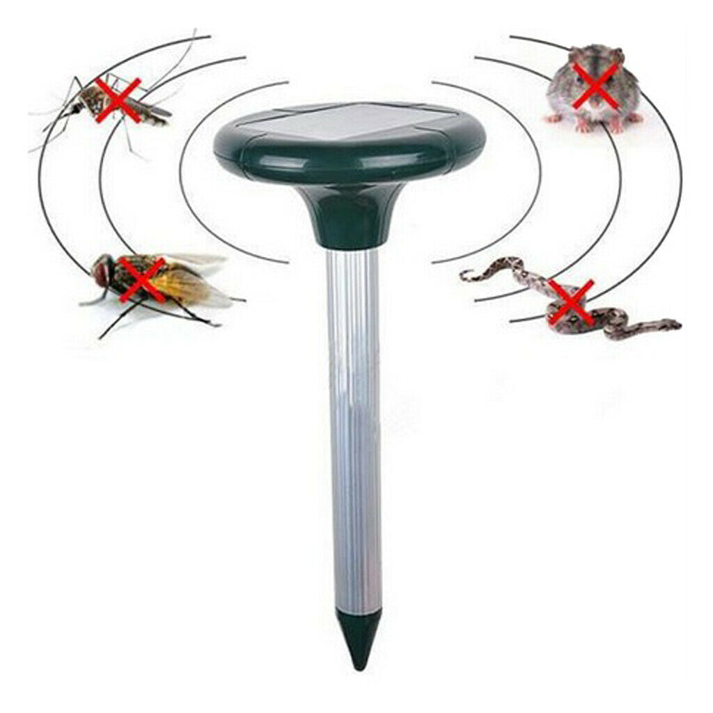 Ultrasonic Pest Repeller Ultrasound Spiders Mouse Roach Solar Reject