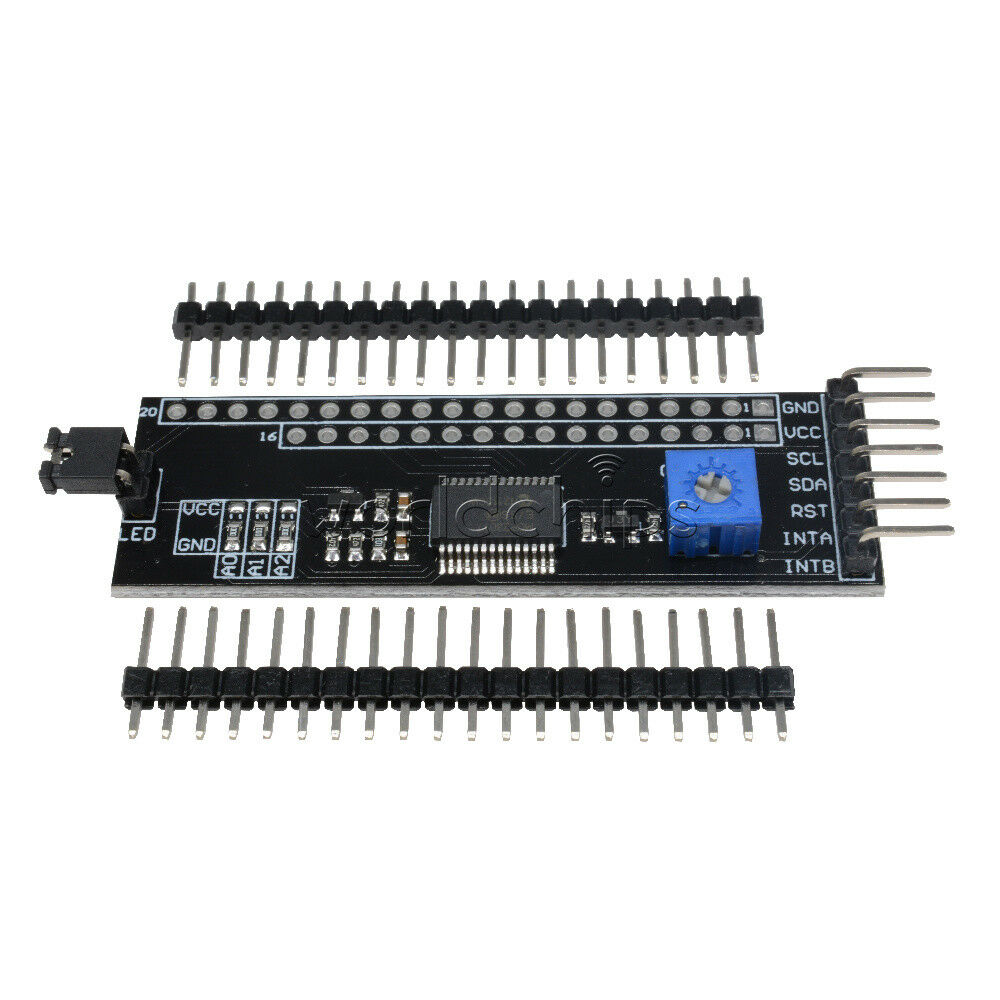 IIC/I2C Serial Interface MCP23017 1602/2004/12864 Arduino 5V LCD Expander Module
