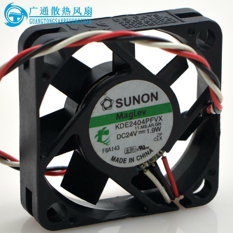 1pc SUNON KDE2404PFVX 24V 1.9W Cooling Fan 3 Pins 40*40*10mm