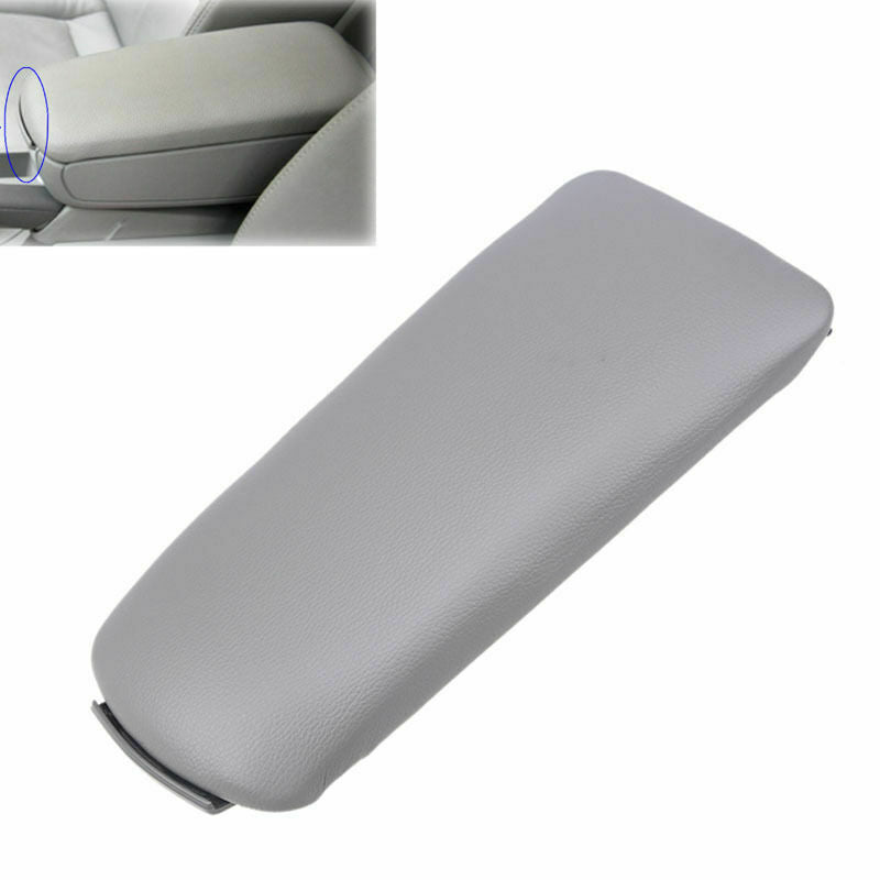 1pc Gray Center Console Armrest Cover Arm Relax Lid Fit Audi A4 B6 S4 2000-2008
