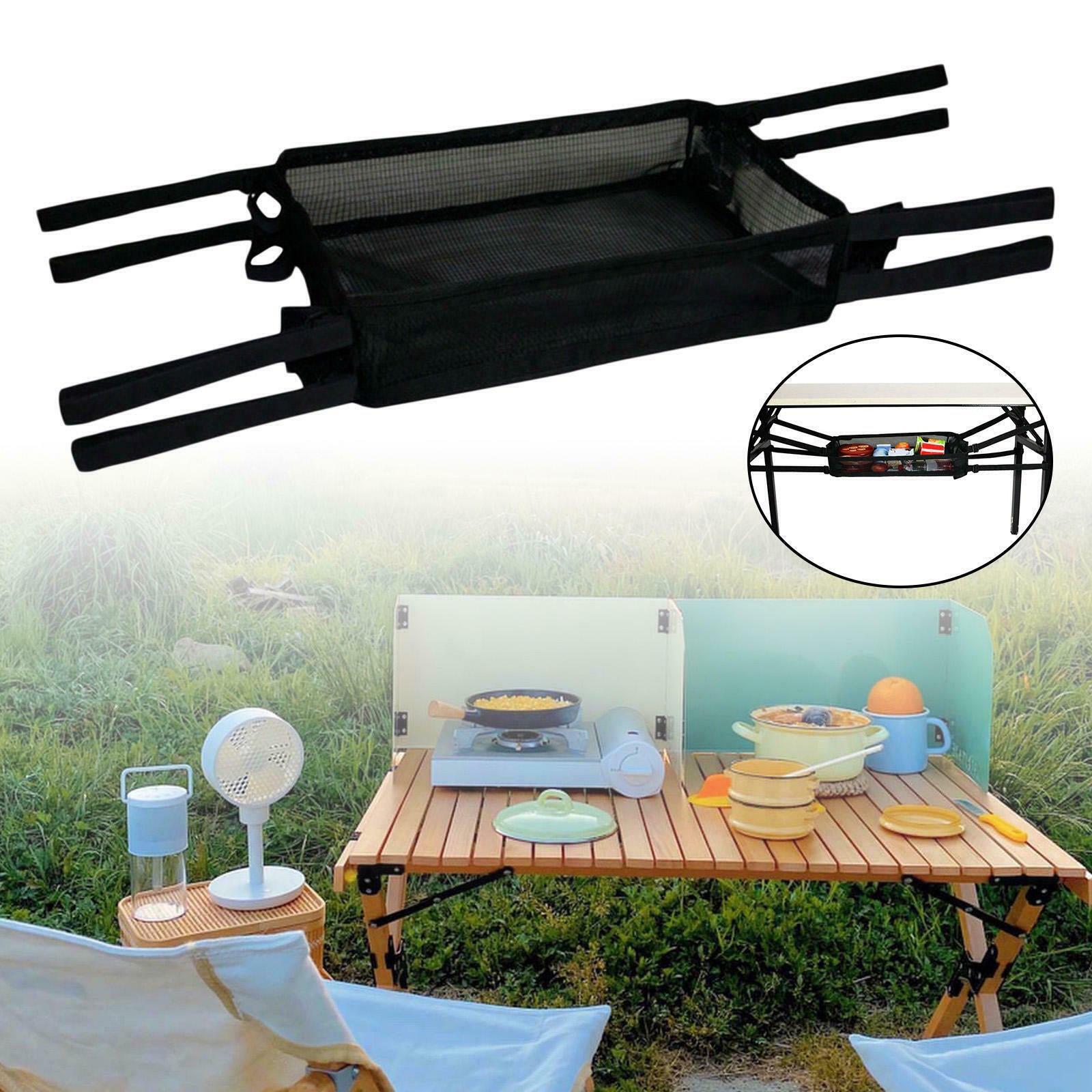 Camping Table Storage Bag Portable Hanging Tableware Organizer for Barbecue
