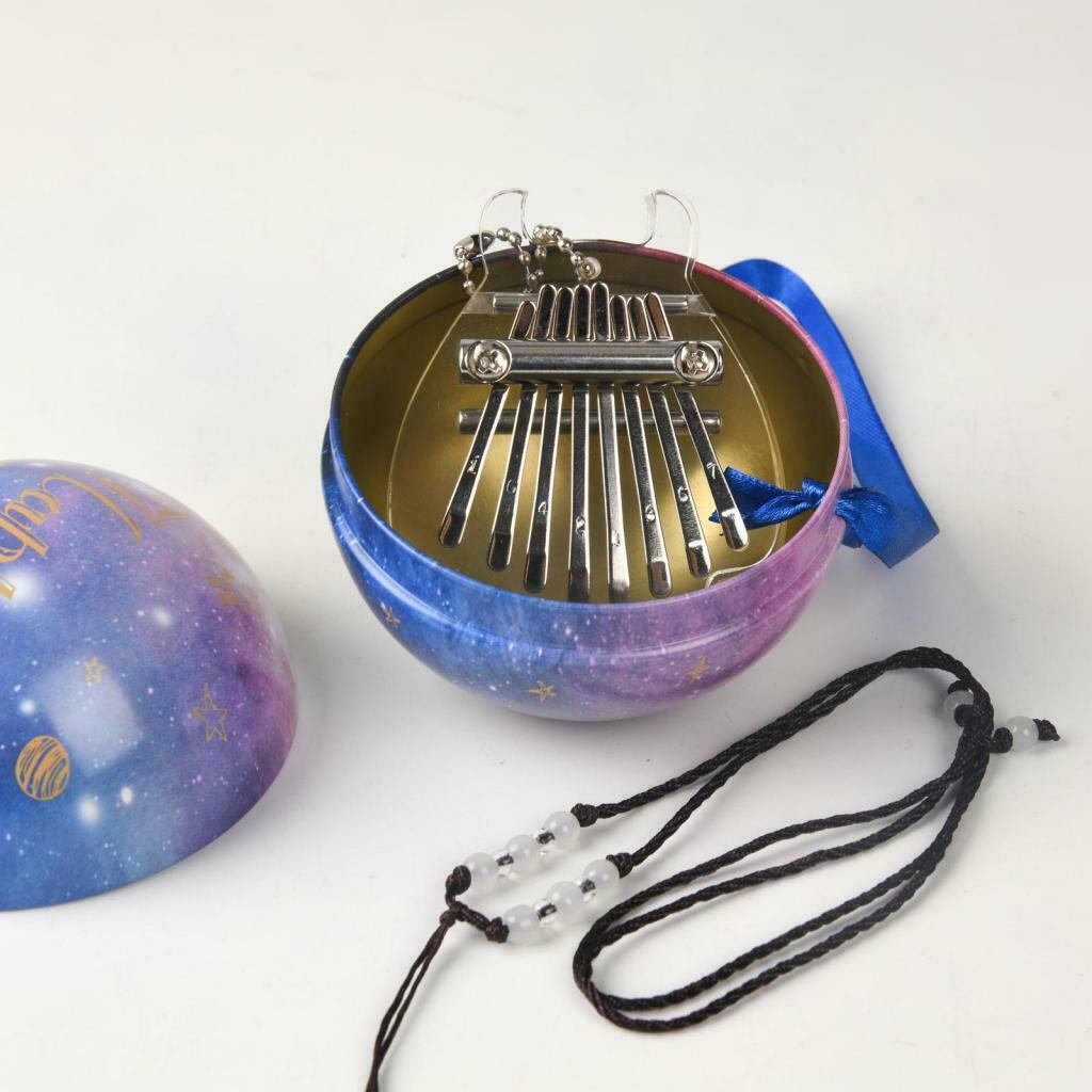 Mini Kalimba 8 Key Mbira   Birthday Gifts Backpack Pendant Ornament