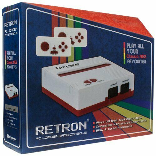 New Hyperkin Retron 1 Gaming Console for 8-Bit NES Game Cartridges (RED / WHITE)