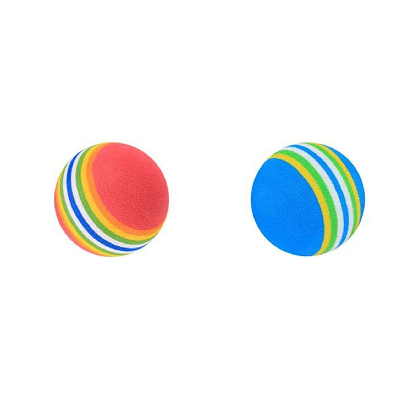26Pcs Soft Golf Foam Ball Rainbow Sponge Balls Practicing Pets Exerciser