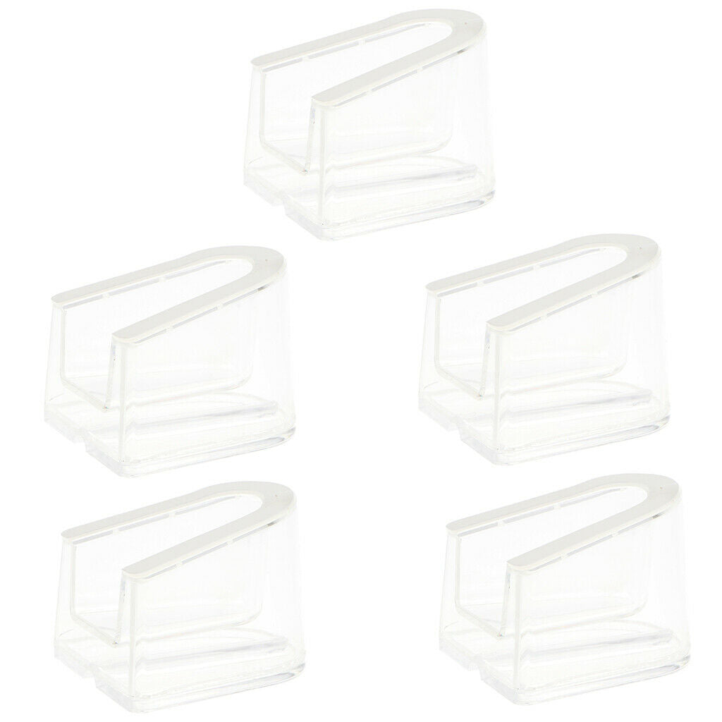 5 Pieces Anti-theft Display Cellphone Stand Bracket For Retail Store Clear
