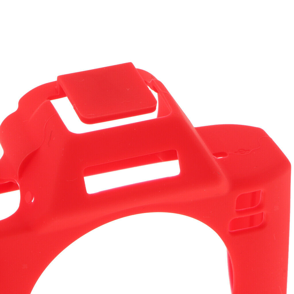 Red Soft Skin Silicone Cover Case for Sony A7 A7R A7S Camera Protector Accessory