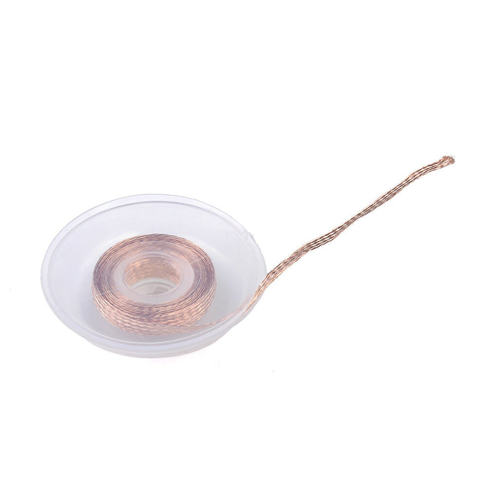 5 Ft 3.50 mm Solder Wick Remover Desoldering Braid Wire Sucker Cable Fluxed Flux
