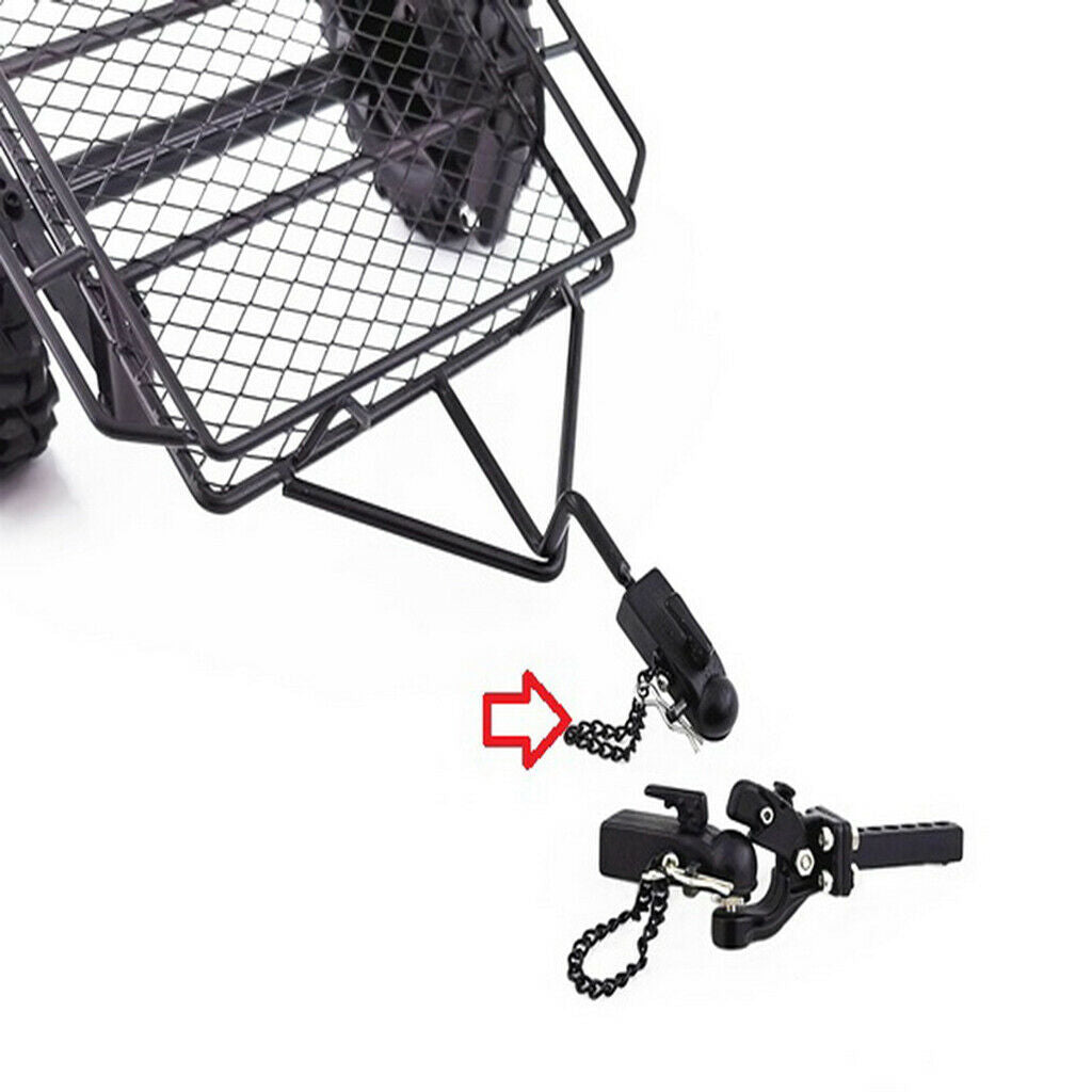 RC Car Tow Hook Trailer Shackle Set for 90046 90047 TRX4 1:10 RC Crawler