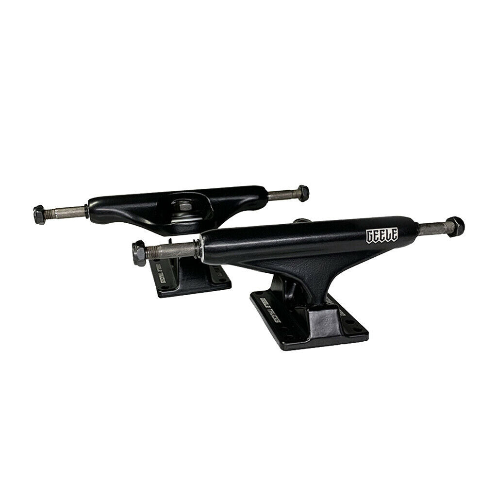 Pack of 2 Lightweight Skateboard Truck Durable Longboard Trucks 7cm Black