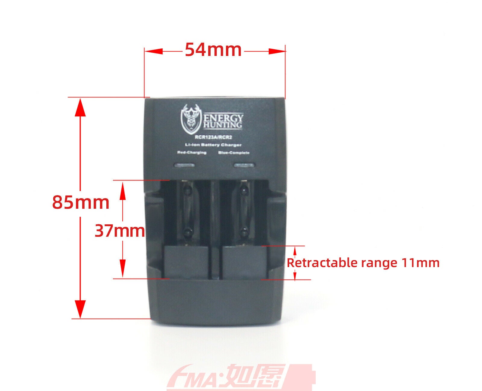 RCR123A RCR2 16340 15266 14250 3.7v Li-ion Battery Smart Charger 4.2v 300mA USB