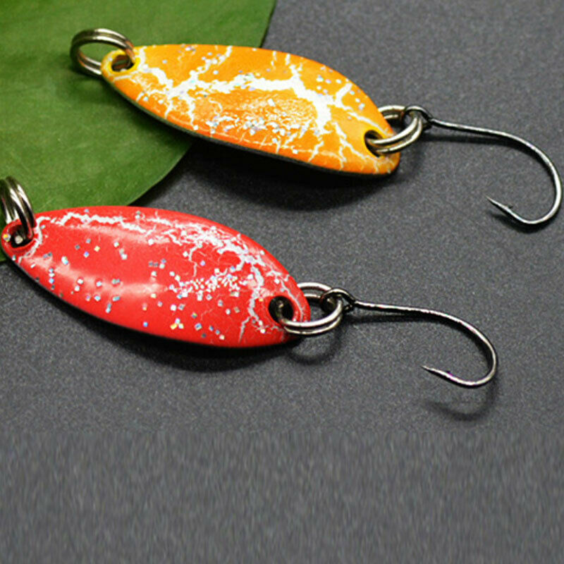 5PCS Mini 3.5g Spoon Fishing Lure 30mm Metal Jigging Lure Baits Swimbait .l8