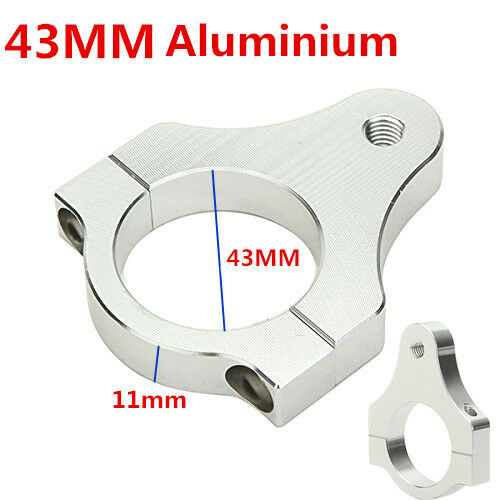 New 43mm Steering Damper Fork Frame Mounting Clamp Bracket Foot Fixer
